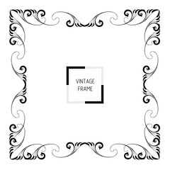 frames in vintage style with elements of ornament, art, pattern, background, texture,  Art.