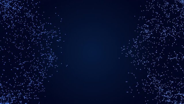Artificial intelligence and futuristic technology in the background of plexus