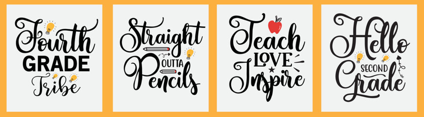 Back to school svg design