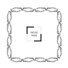 frames in vintage style with elements of ornament, art, pattern, background, texture,  Art.