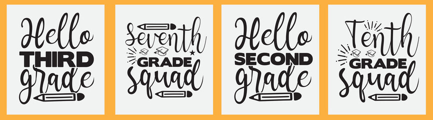 Back to school svg design