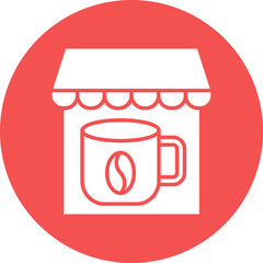 Coffee Shop Icon Style