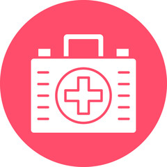 Obraz premium First Aid Kit Icon Style