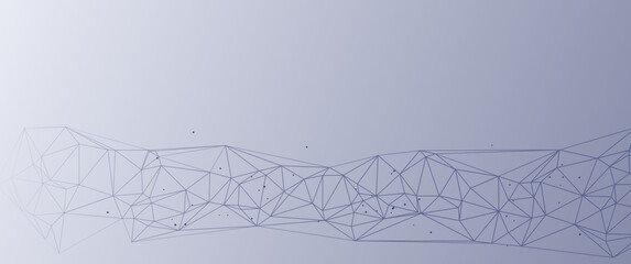 Network connection dots architecture illustration, modern and futuristic design, perfect for background, wallpaper, illustration, banner, card background.