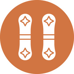 Snowboard Icon Style