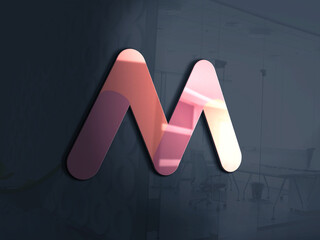 3d render of a label on vintage background