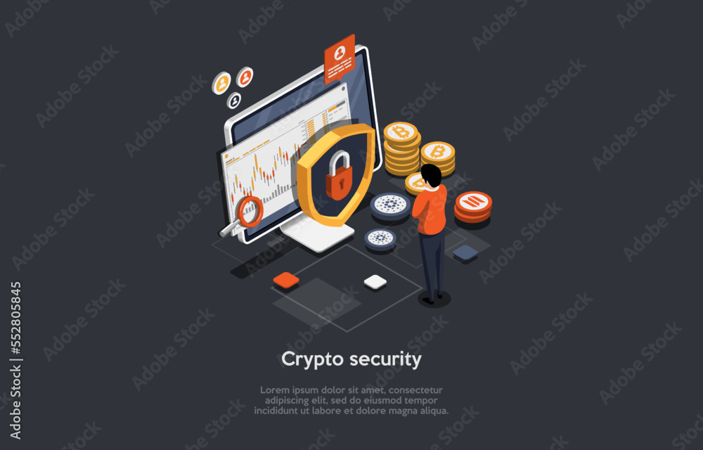 Poster developer is working on transaction security of cryptocurrency and database protection. crypto, liqu