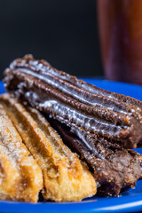 Close up of typical Argentine churros.