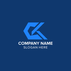 LETTER LOGO C,K