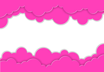 Cute cloud frame