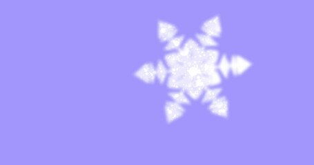 christmas sparkling snowflakes on alpha channel