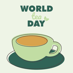 International Tea Day Design banner, poster or social media post