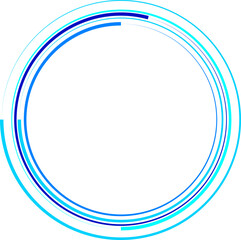 Tech Circle Decorative Vector Design Element