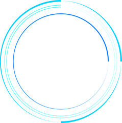 Tech Circle Decorative Vector Design Element