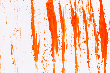 acrylic red orange paint texture background