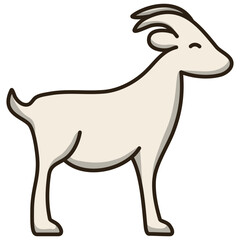 goat cartoon illustration