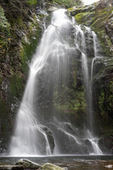 Obraz premium Waterfall in the forest Yalova city.