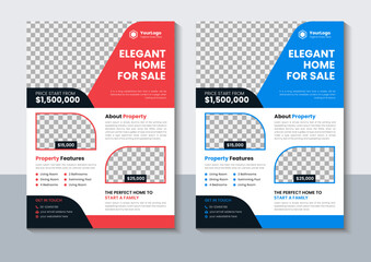 Creative Real Estate Flyer Design, Business flyer Template, Home Flyer, Brochure Design, Marketing, Annual Report, Poster