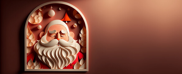 Santa Claus papercut, Generative AI