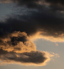 Obraz premium 空 雲 夕日 cloud sunny sky sunset