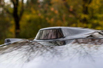 Lidar sensor on a new electric car