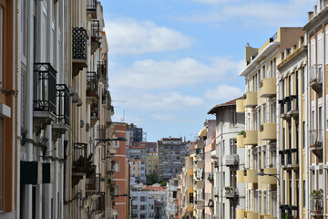 Fototapeta na wymiar Scenic view of the Lisbon cityscape