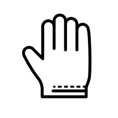work glove - vector icon