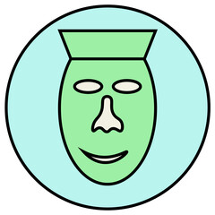 mask illustration