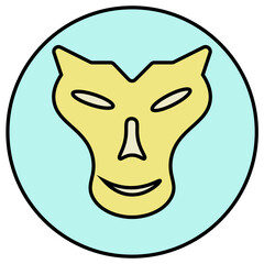 mask illustration