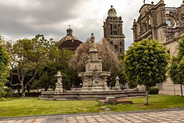 Mexico City Metropolitan Cathedral exterior details, Mexico