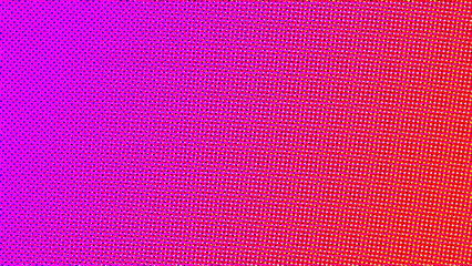 Neon Purple and red color halftone gradient background. Banner template.
