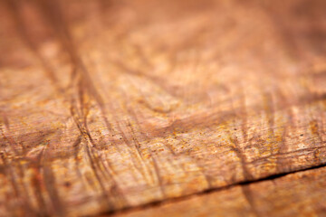 Fototapeta premium Extreme closeup of crumpled brass foil texture