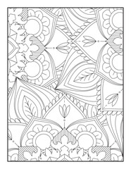 Flower Mandala Coloring Pages, Coloring Page
