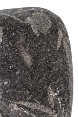 Part of a black stone