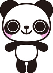 パンダのイラスト（Panda）