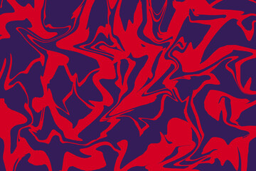 Liquid cover poster with modern uv color. Multicolored abstract geometric pattern with smooth shapes.