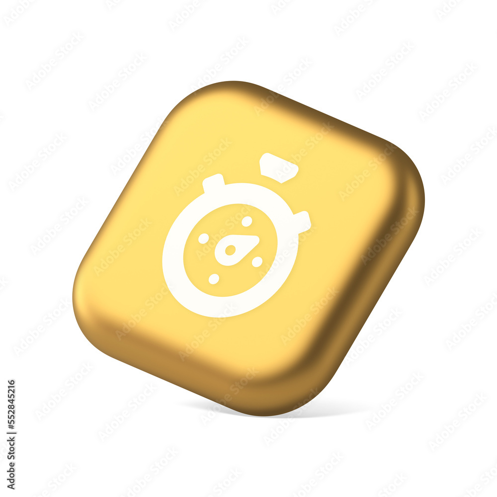 Aufkleber stopwatch button timer speed time counting application panel interface symbol application website ic