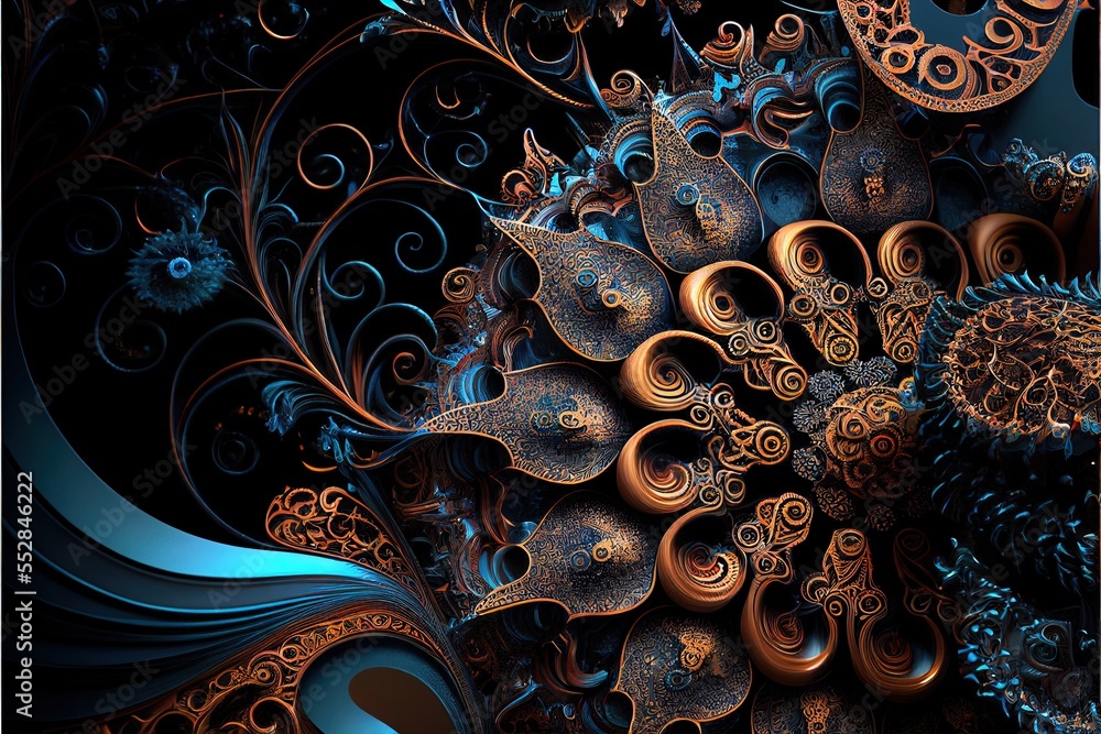 Poster a computer generated image of a bunch of gears.