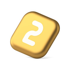 Two character button numeral cyberspace calculation service symbol application website icon 3d rendering