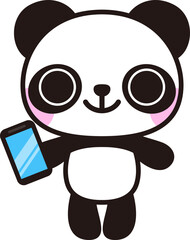 パンダ＆スマートフォン（Panda, Smartphone）
