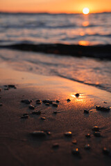 Sunset On the Beach | Pebble Perspective