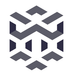  Hexagonal Packed Triangles 3d illusion abstract illustration