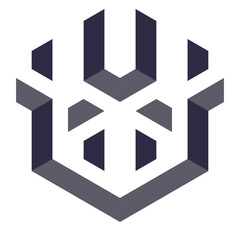 Obraz premium Hexagonal Packed Triangles 3d illusion abstract illustration