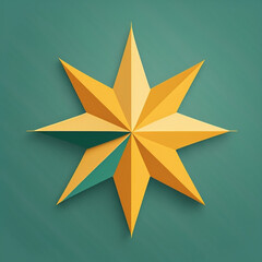 Obraz premium yellow star