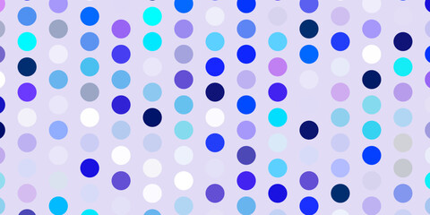 Light pink, blue vector texture with disks.