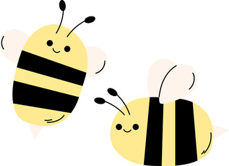 bees spring vibes mood seasonal clipart