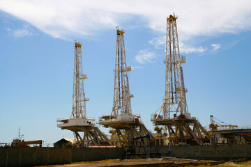 Fototapeta na wymiar OIL FIELD IN VENEZUELA
