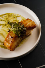grilled piece of fish