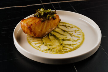grilled piece of fish