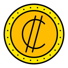 Colon Filled Line Icon